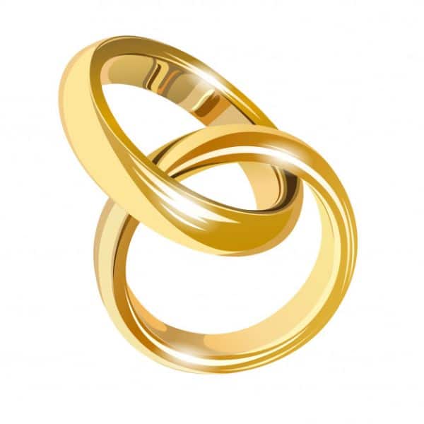 imagenes de bodas de oro anillos para editar