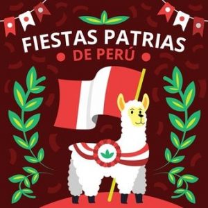 imagenes de fiestas patrias Peru coloridas