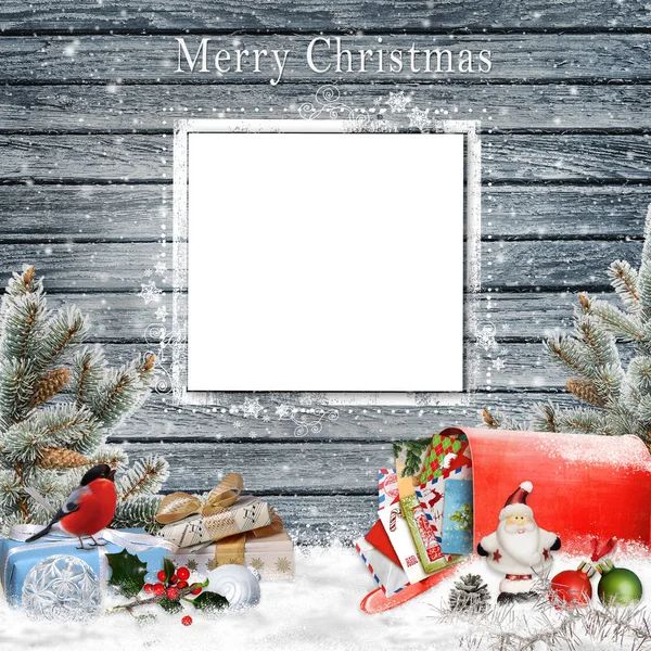 postales de feliz navidad para colocar foto