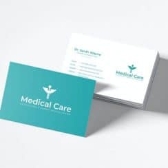 Un diseño de tarjeta de presentación doctor para el 2023