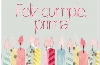 3 diseños tarjetas de cumpleaños para primas a la distancia