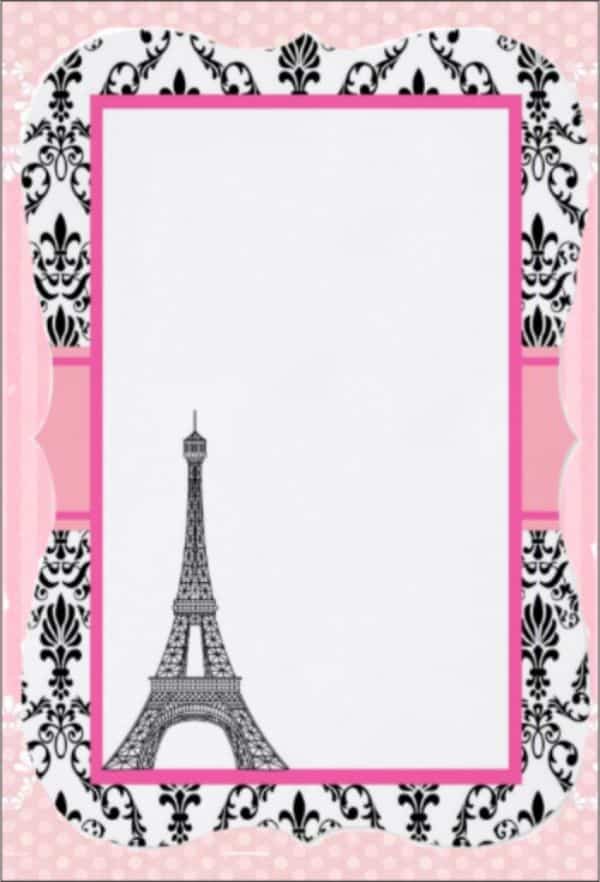 tarjetas de cumpleaños para escribir marco Paris