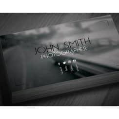 5 diseños en una tarjeta de presentación fotógrafo original