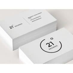 5 características de una tarjeta de presentación minimalista